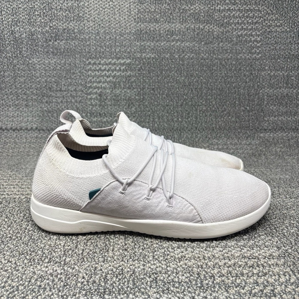 Vessi Cityscape Classic Waterproof Knit Slip On Sneakers Women's Size 11 White